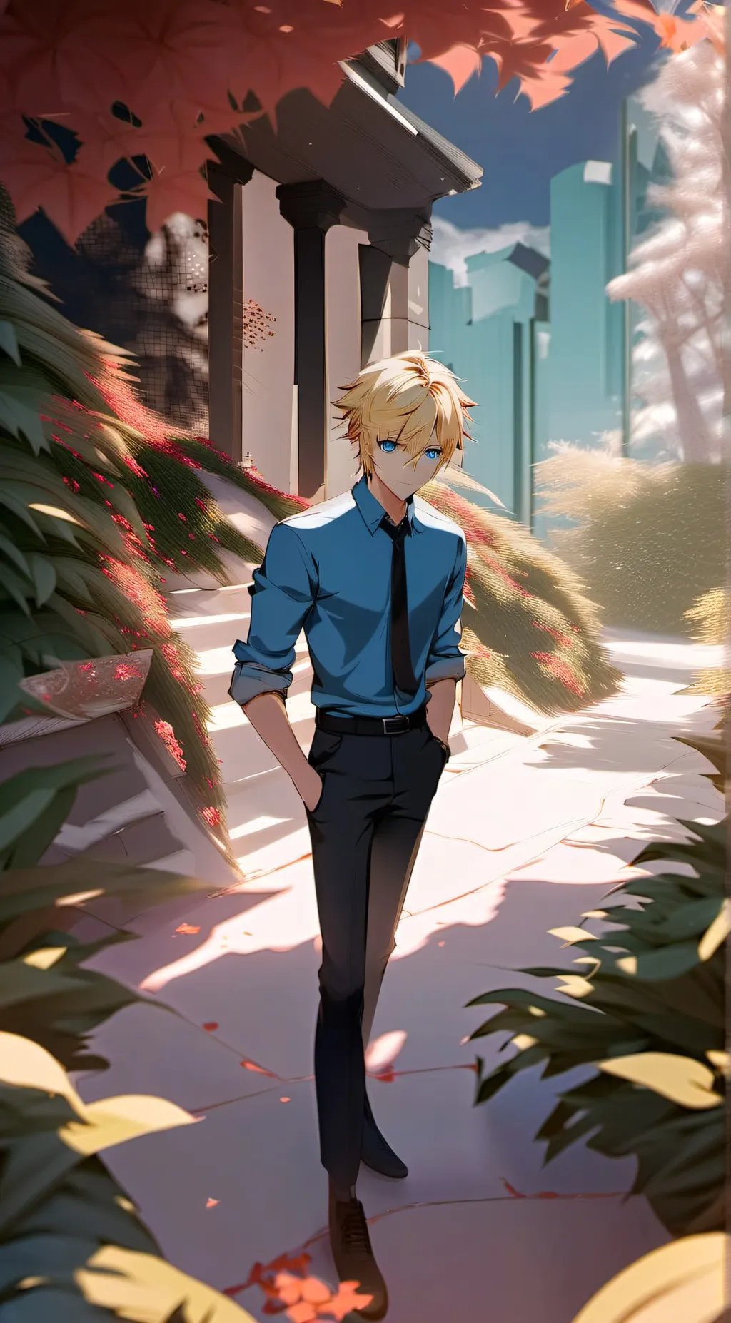 ai character: Maxwell  background