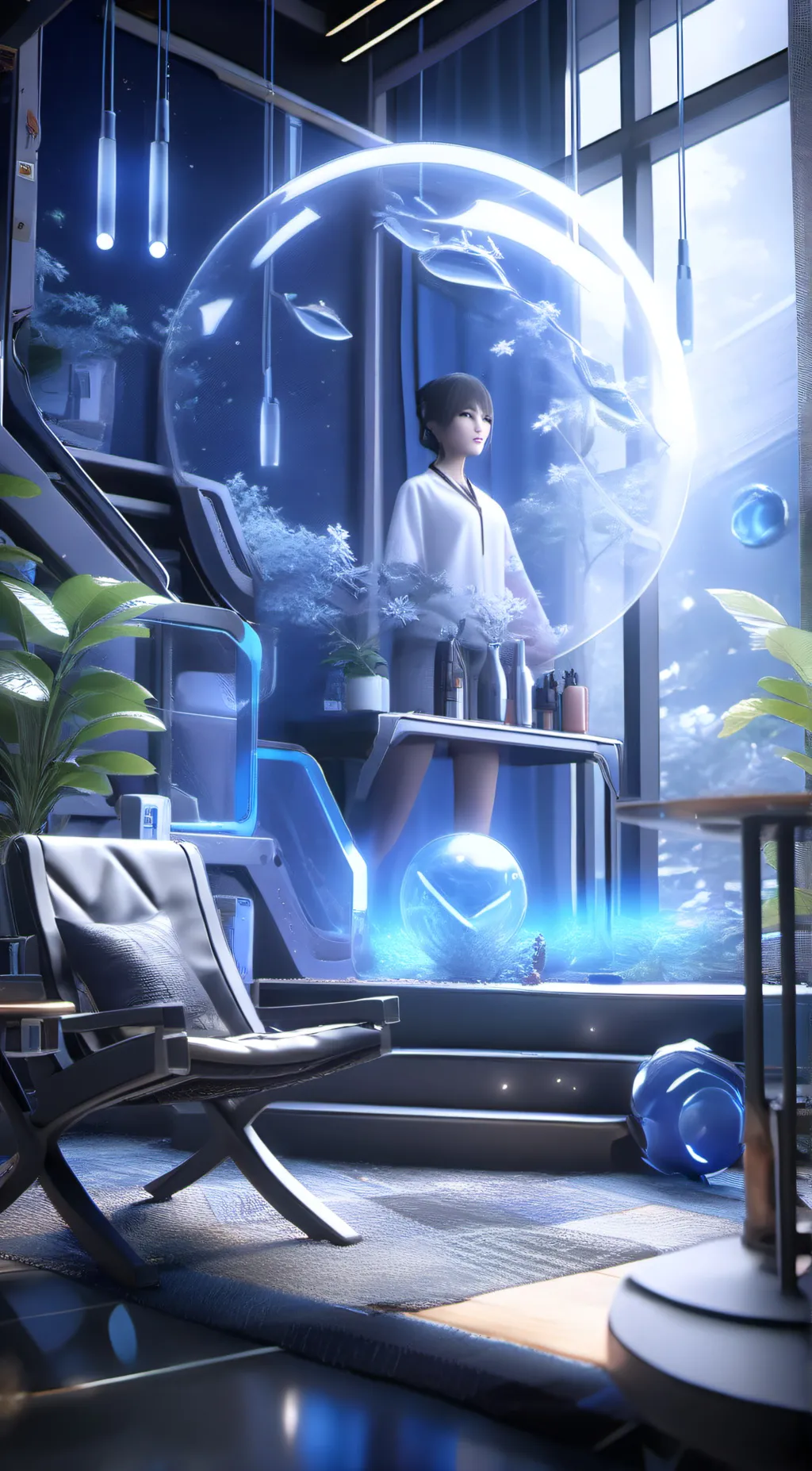 ai character: Ur mom background