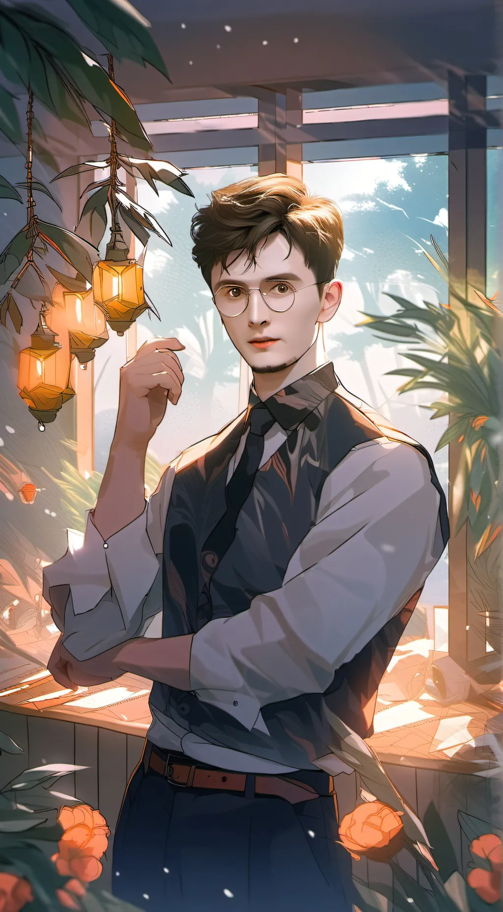 ai character: Harry t background