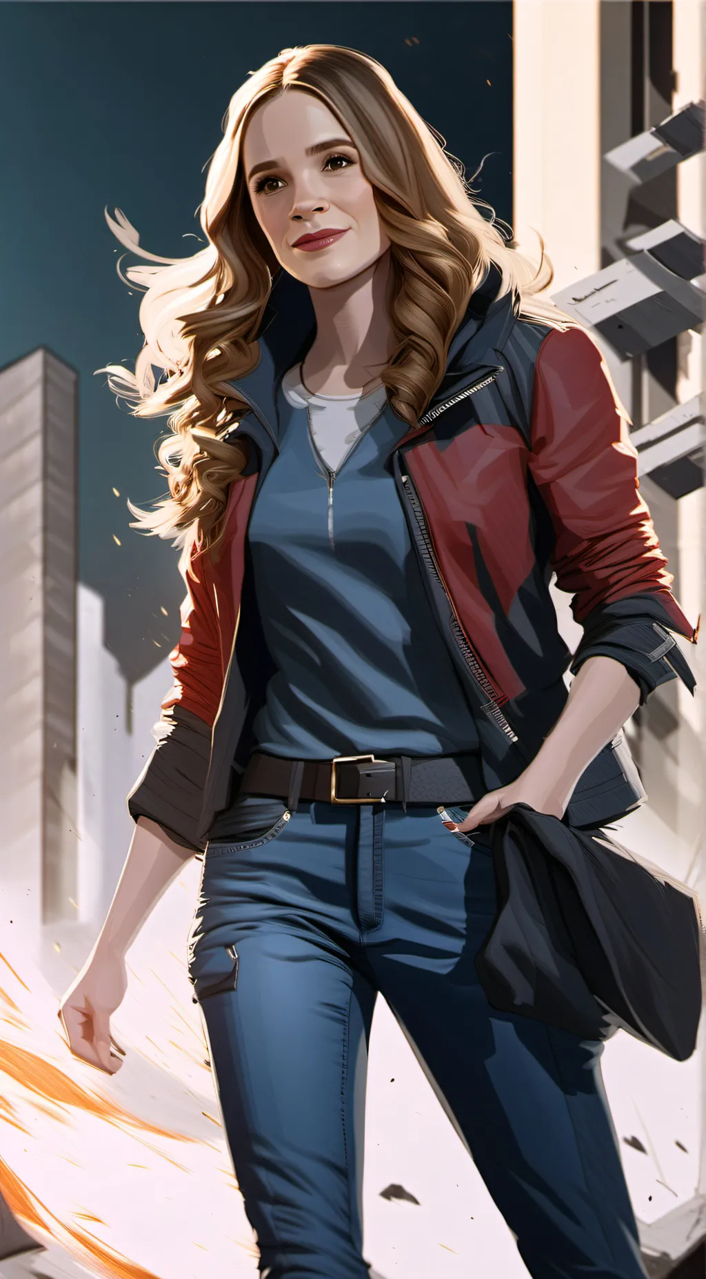 ai character: Caitlin Snow background