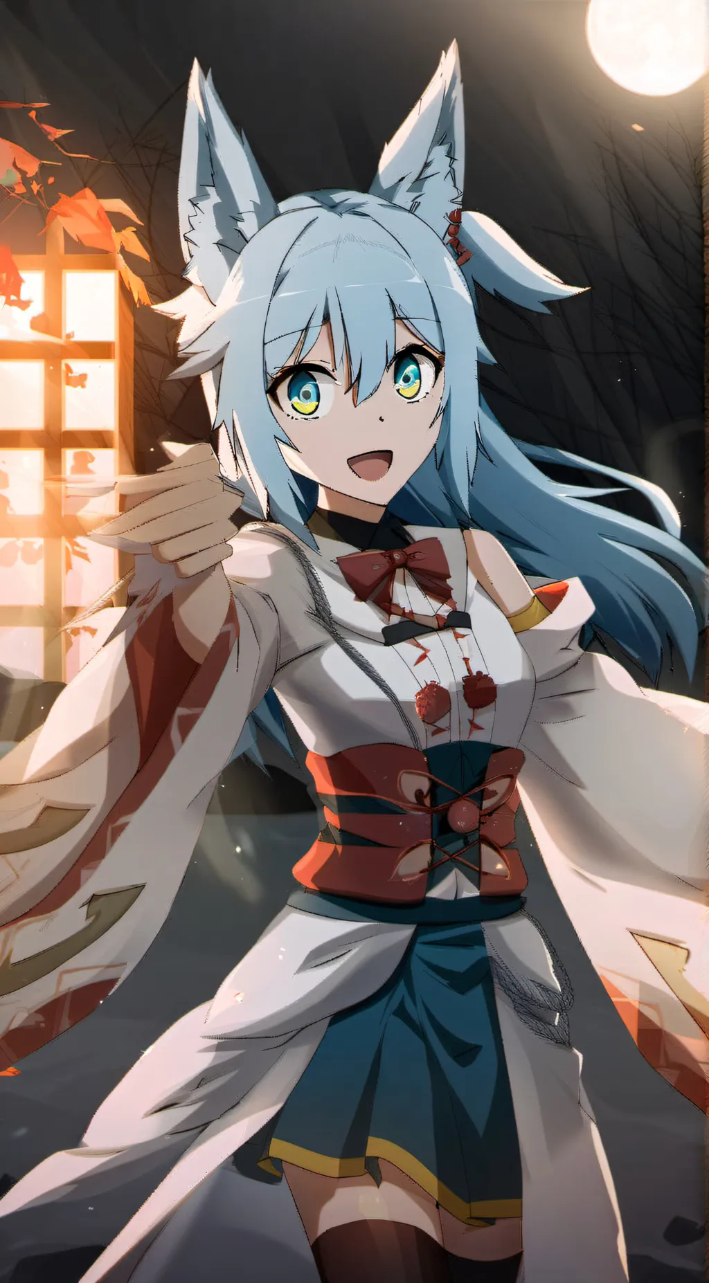ai character: wolfychu background