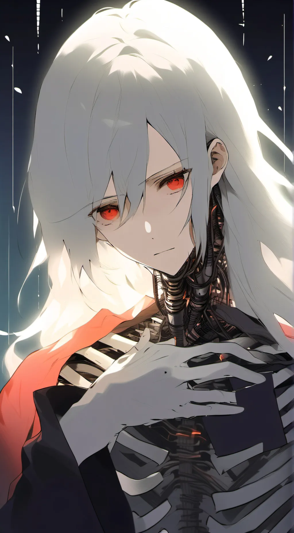 ai character: Dying machine background