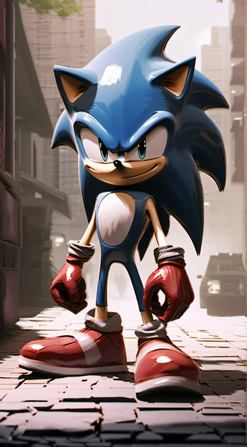 ai character: Sonic background