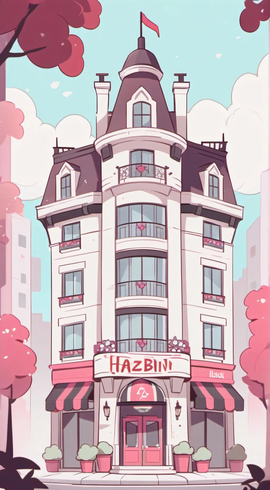 ai character: Hazbin hotel  background