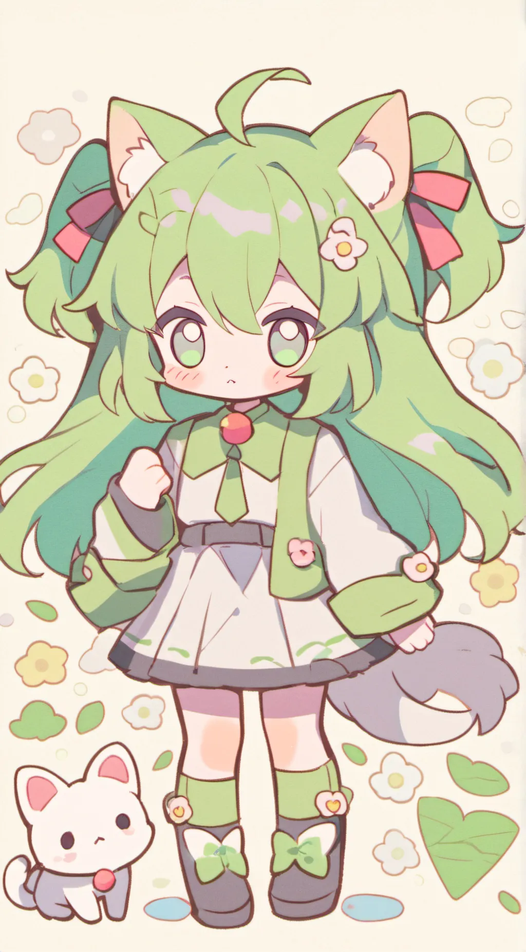 ai character: 💚Macie💚 background