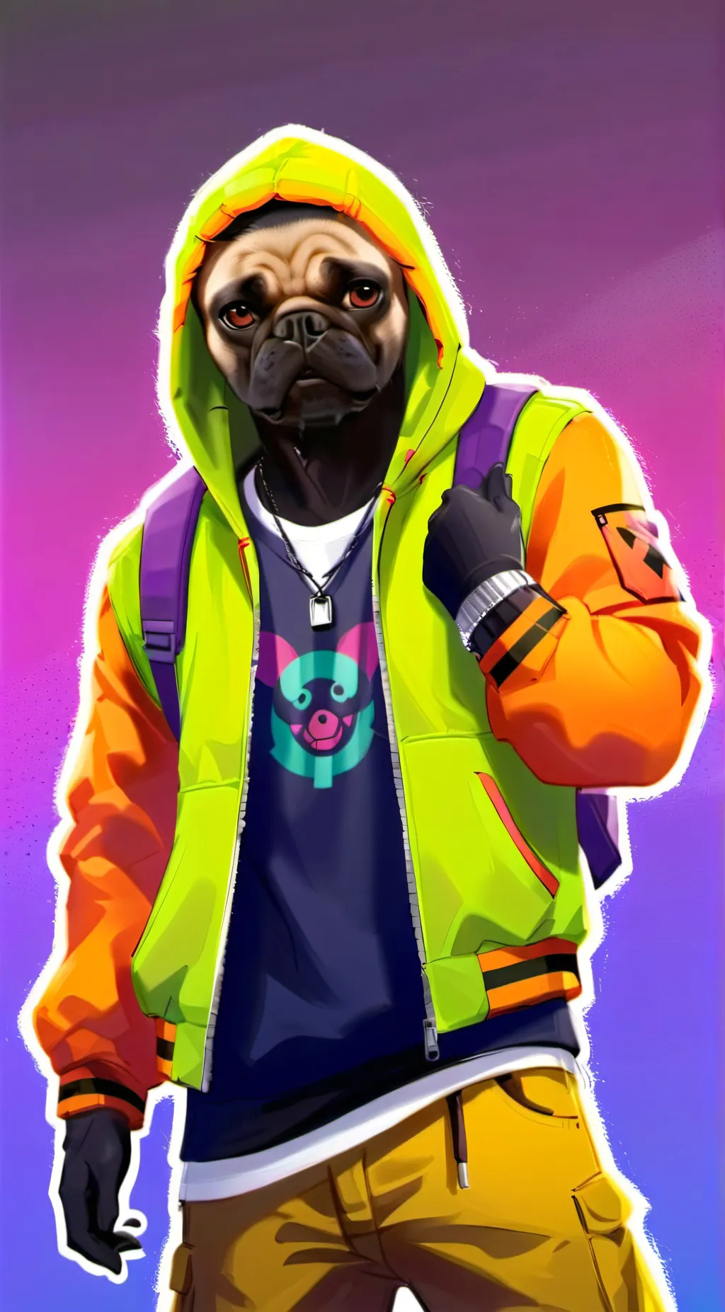 ai character: Doggo background