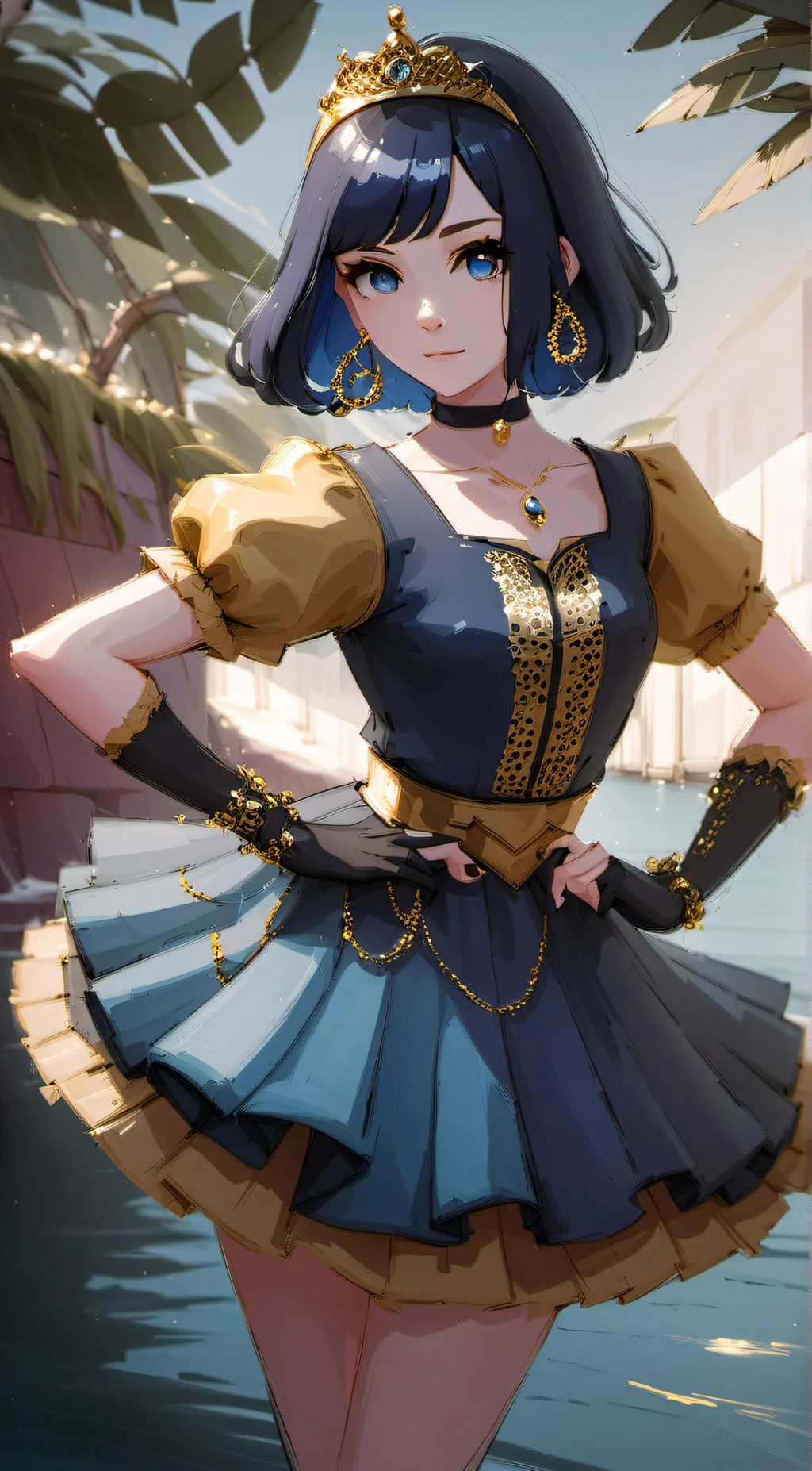 ai character: Oceanella background