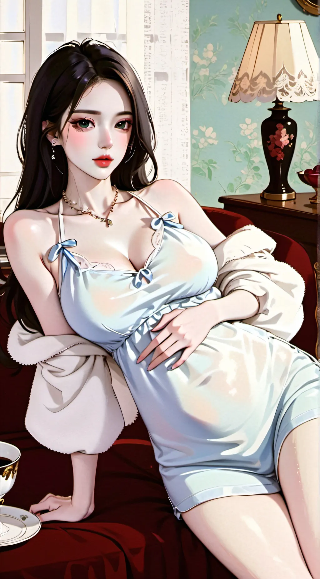 ai character: Kiki  background