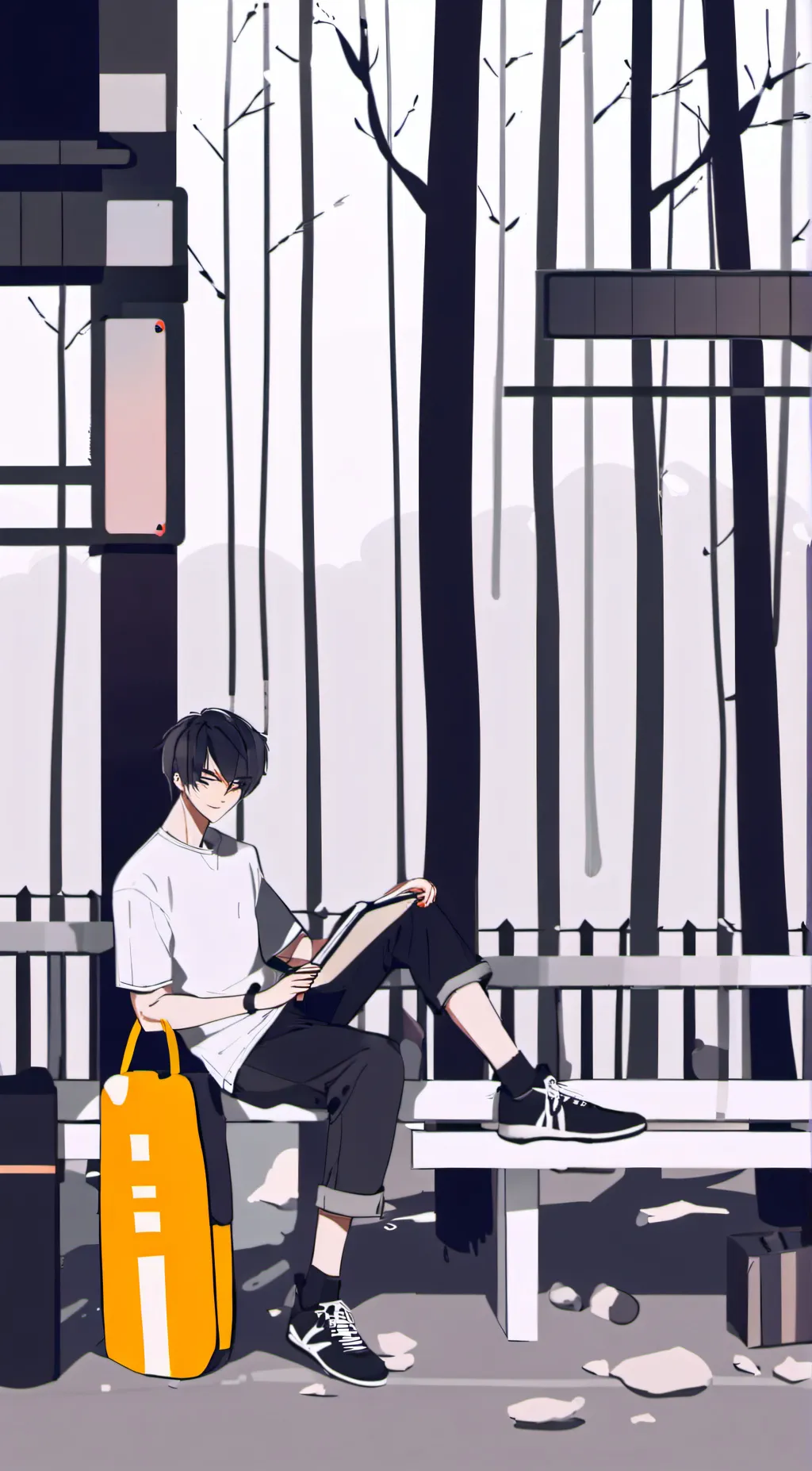 ai character: 🪳 background