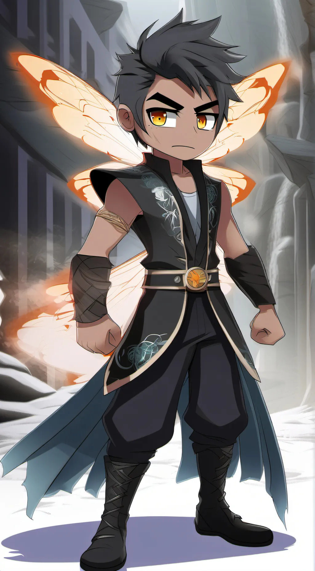 ai character: Aron background