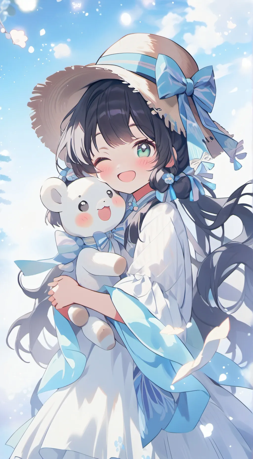 ai character: Luna background