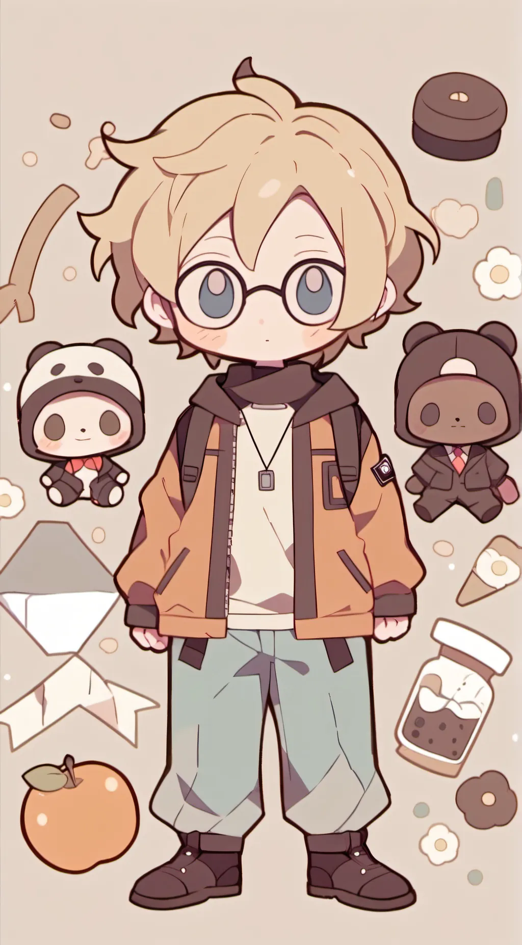 ai character: Kenny McCormick background