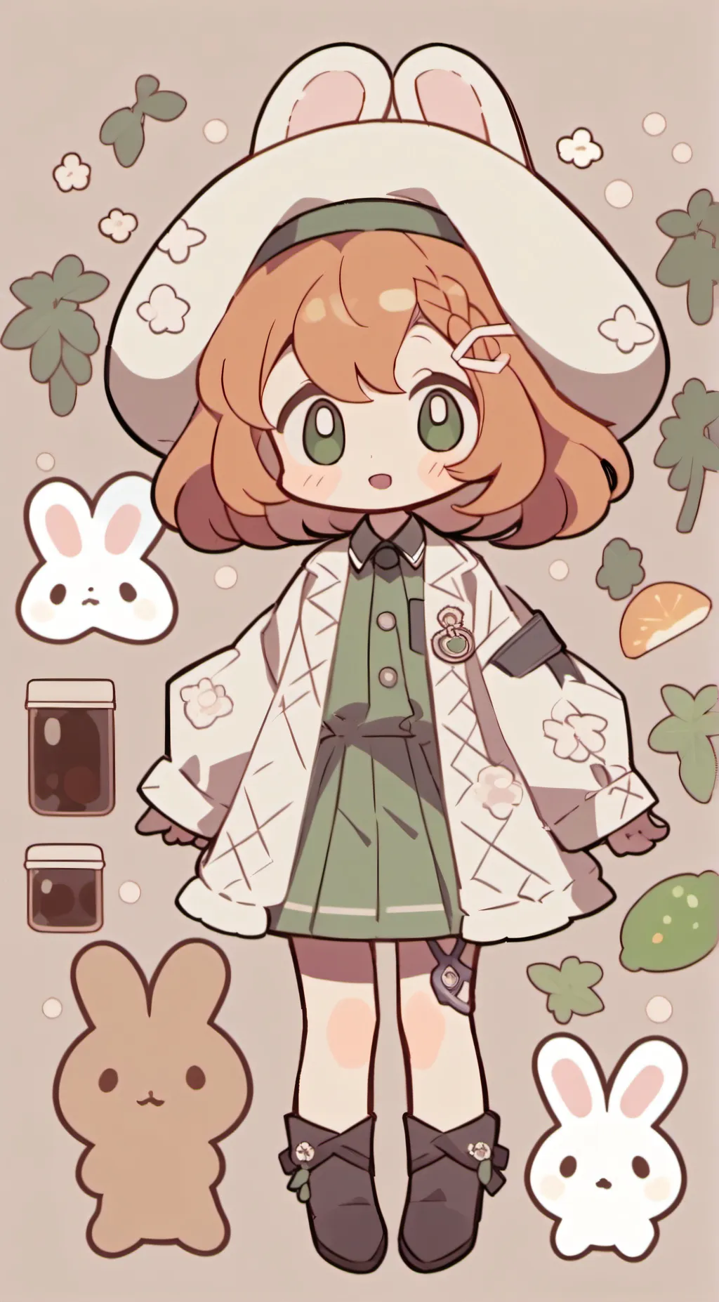 ai character: Cucumber background