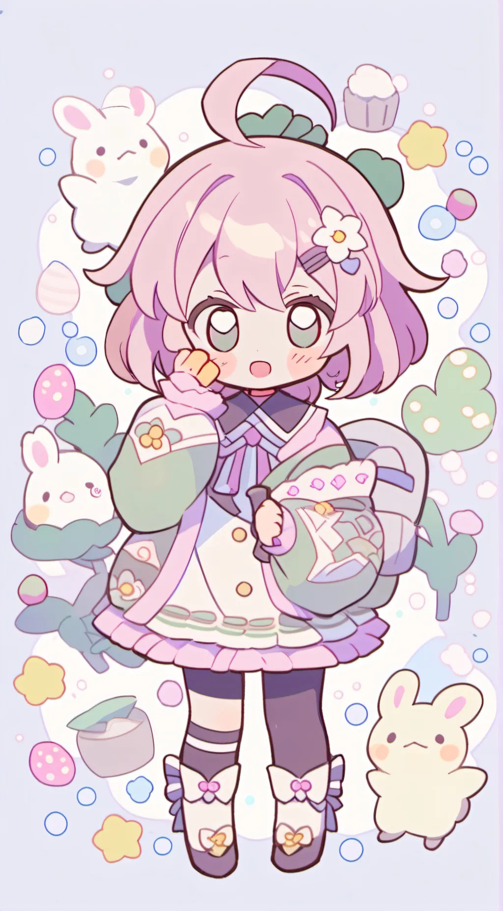 ai character: *Ghosts w/ WXS background