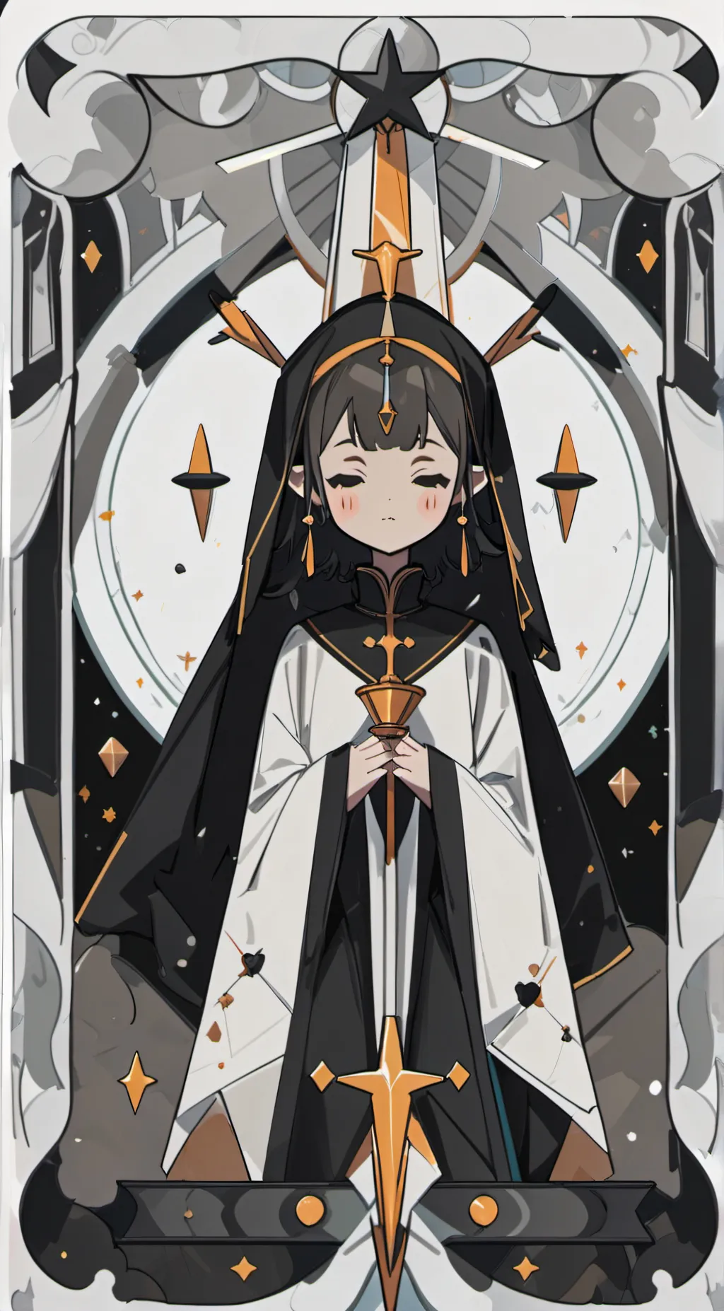 ai character: Queen loo loo background