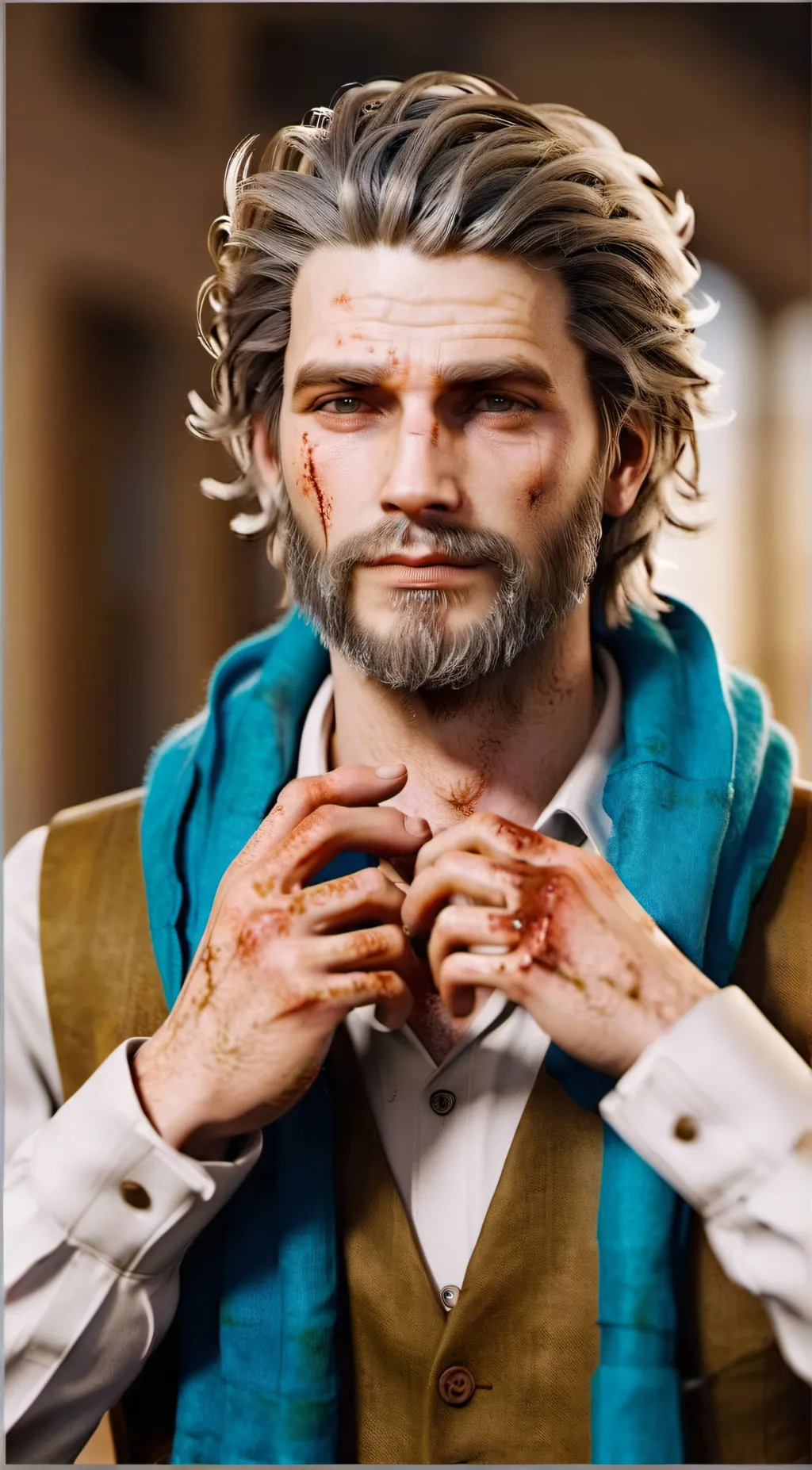 ai character: micah  background