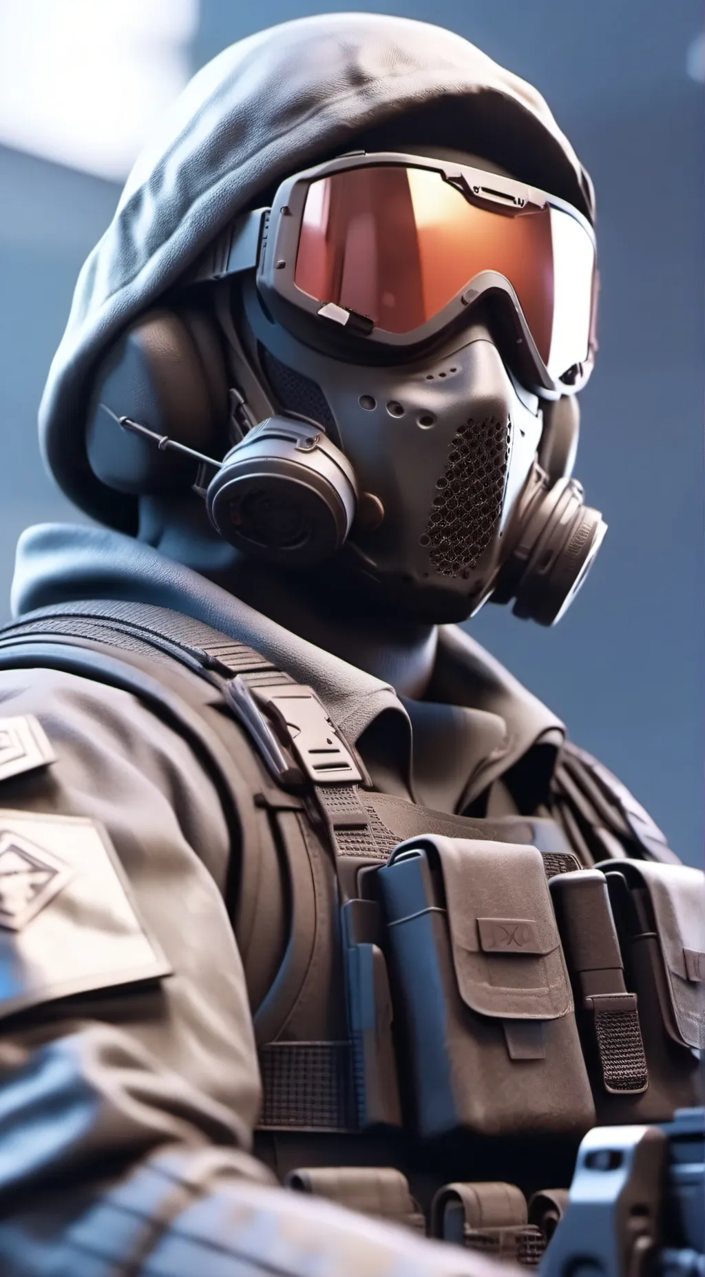 ai character: Scp guards background