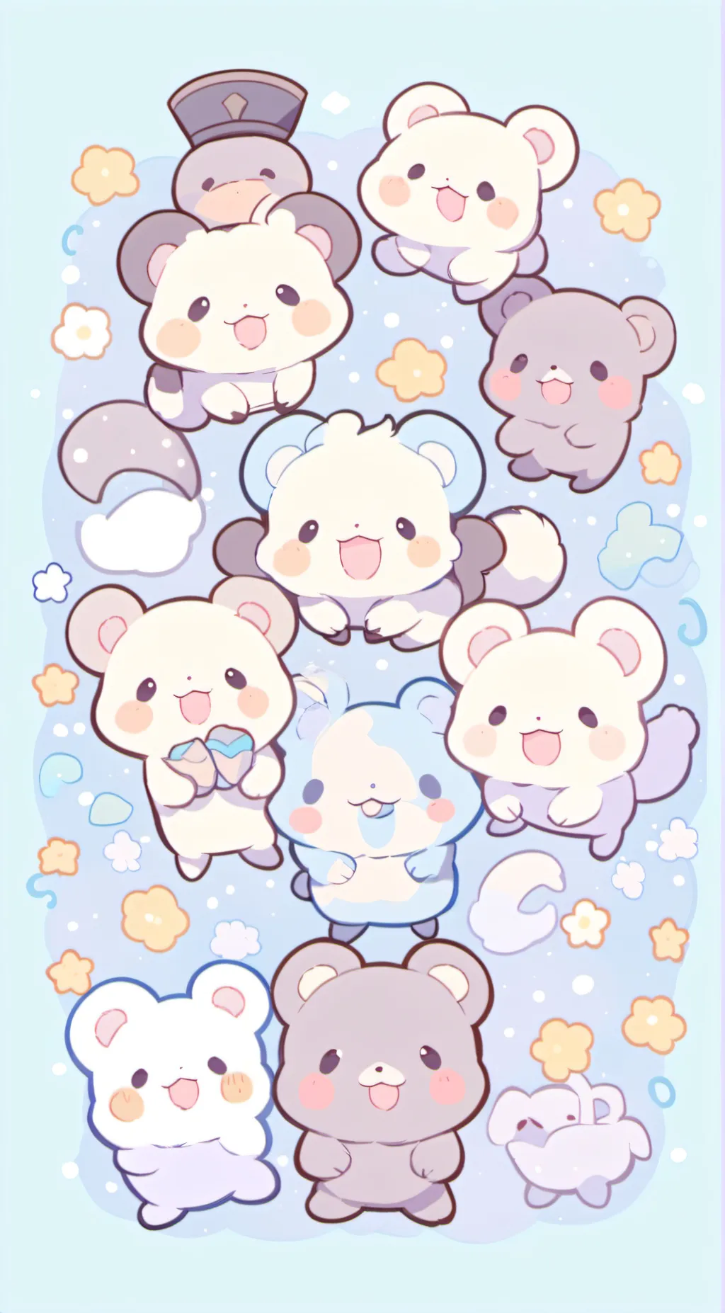 ai character: Smiling CrittersV2 background