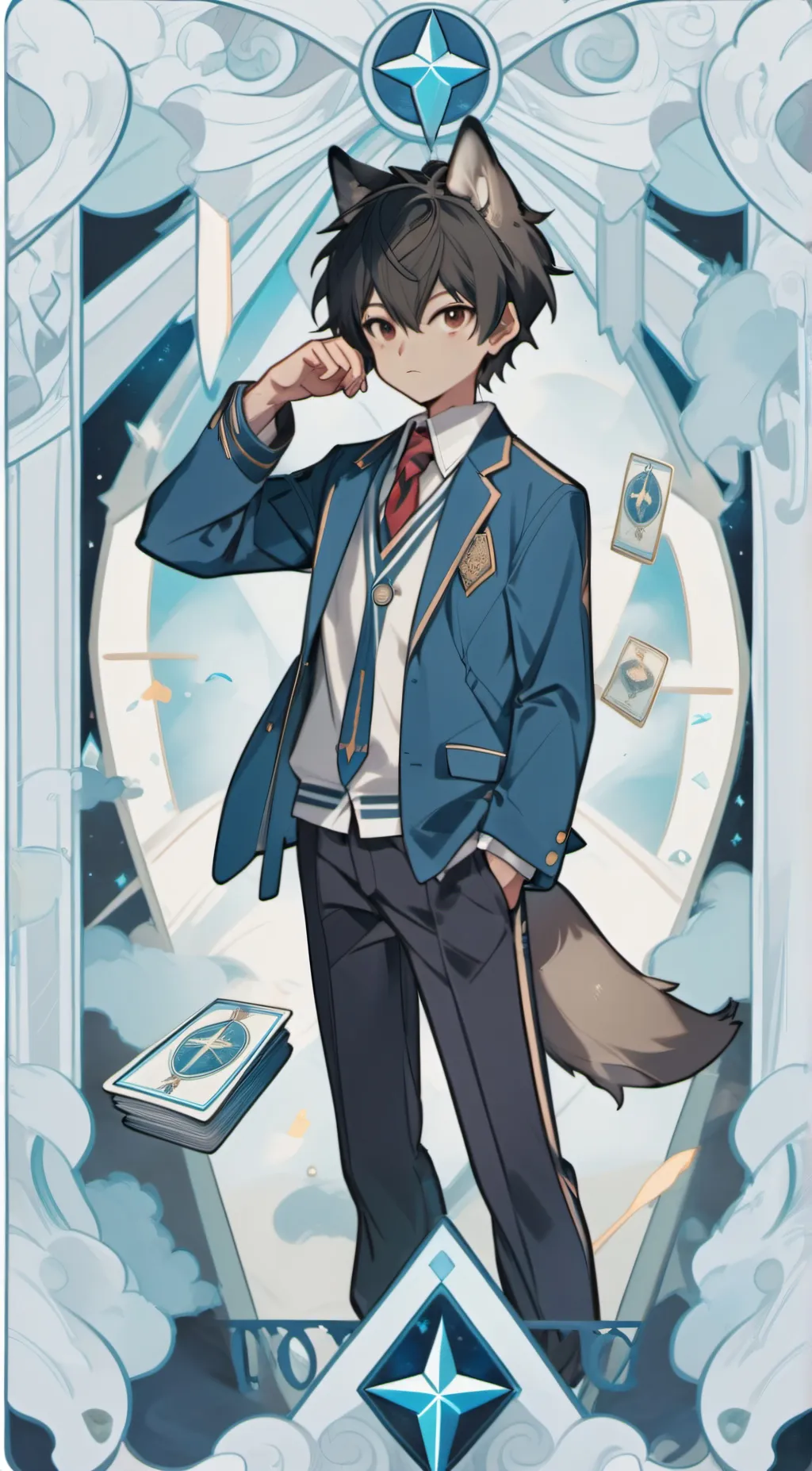 ai character: Aaron background