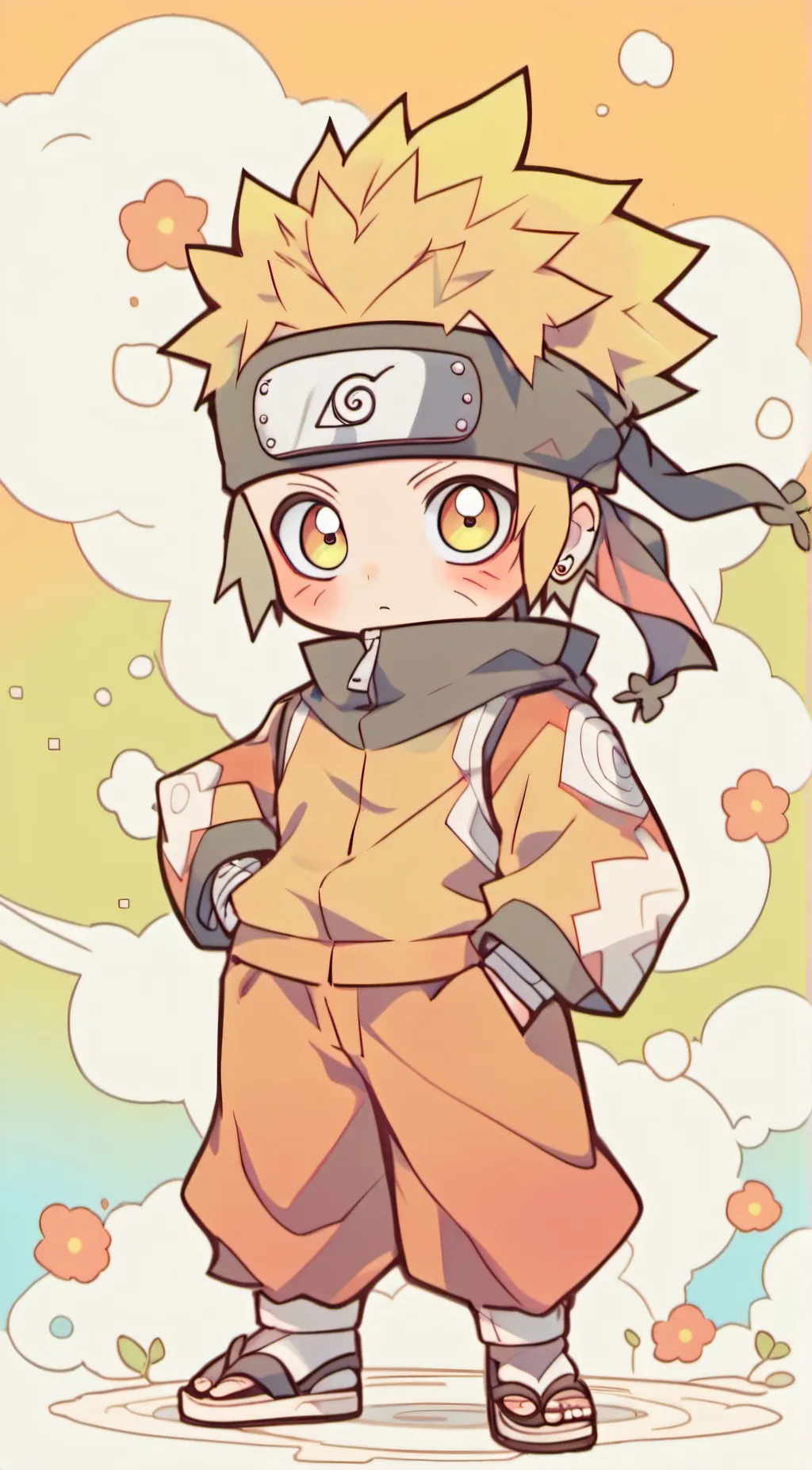 ai character: Naruto background