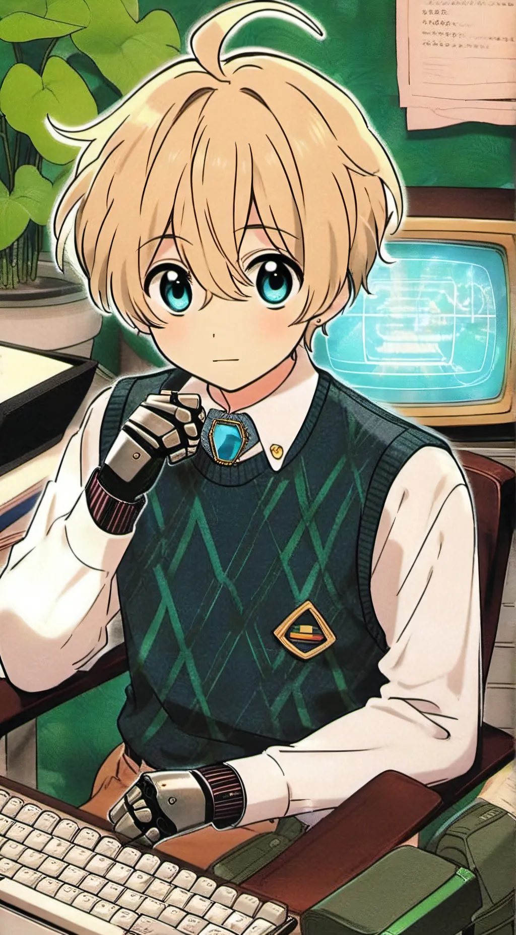 ai character: Colin  background