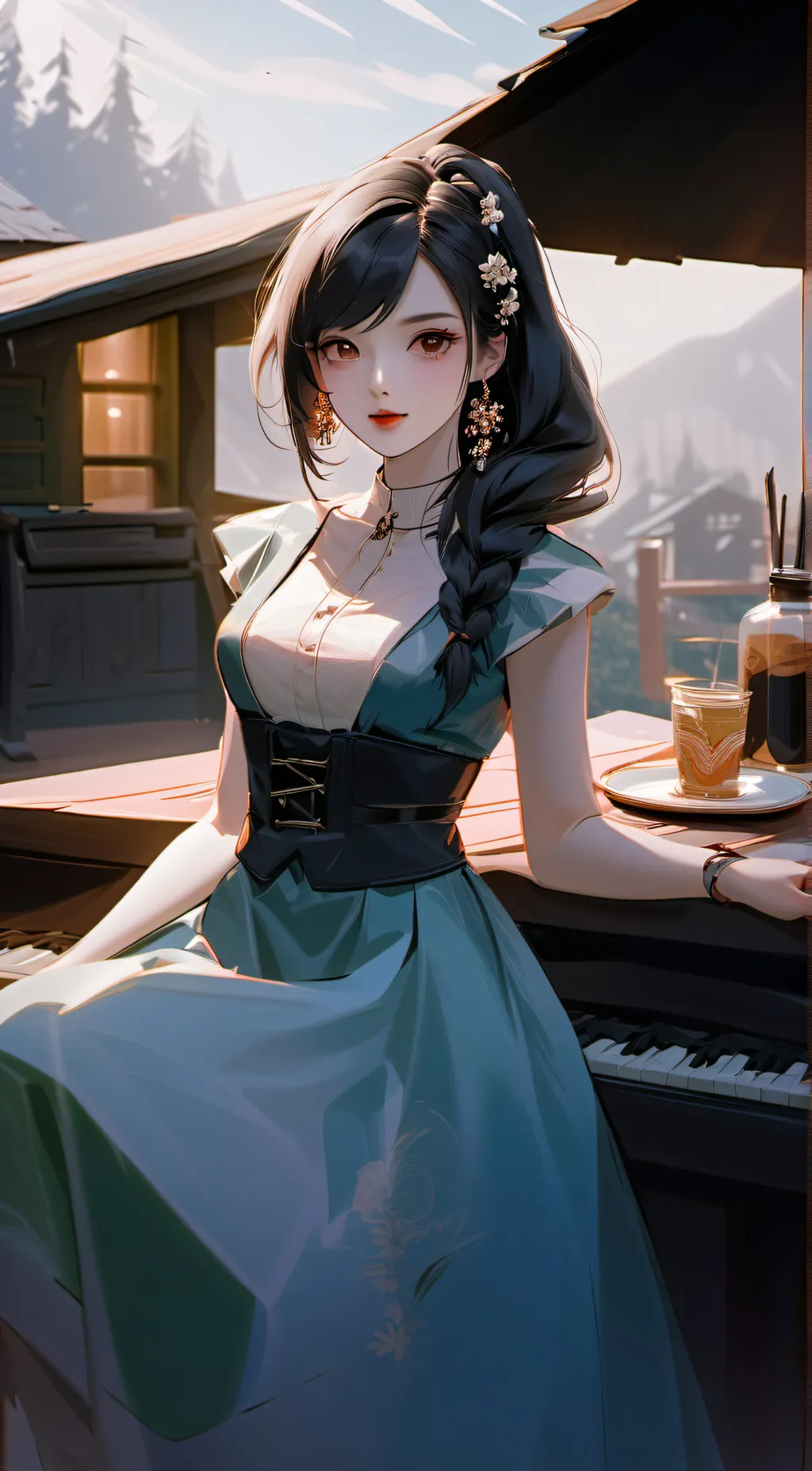 ai character: Ella background