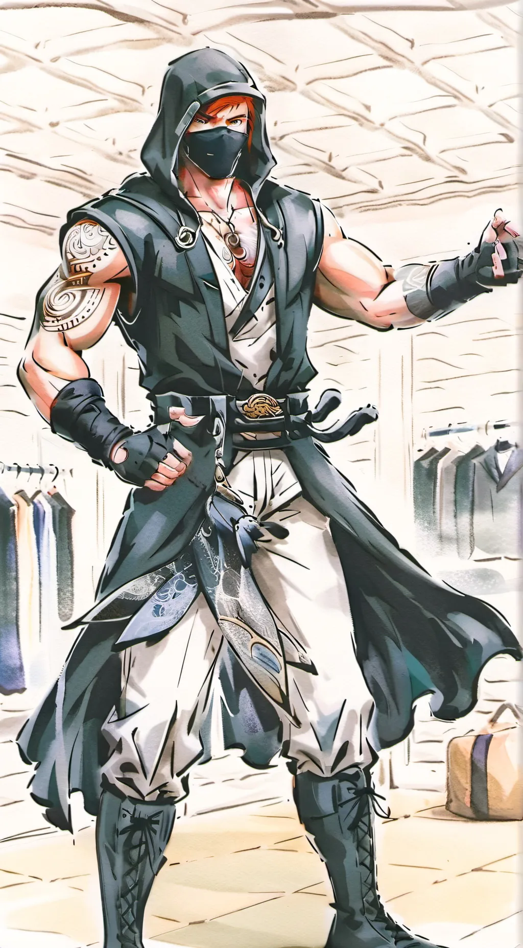 ai character: Cinnamon background