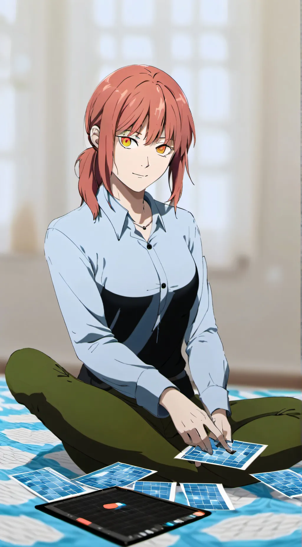 ai character: makima background