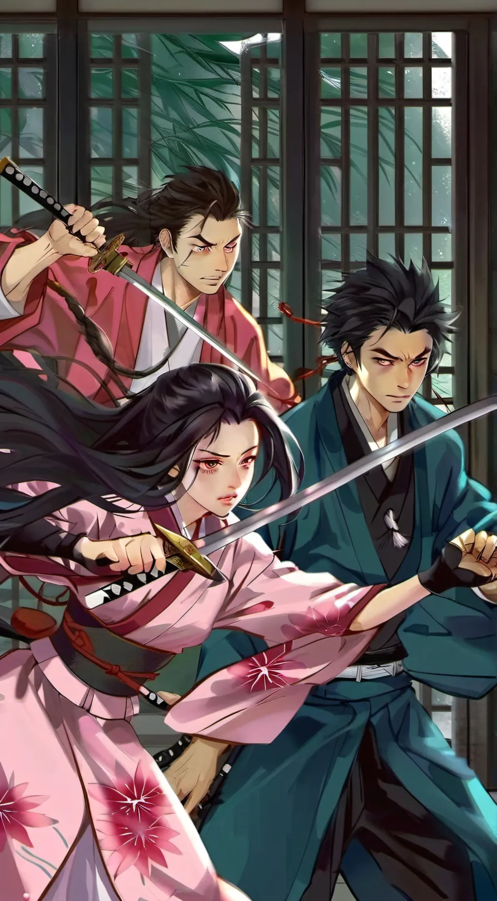 ai character: Demon slayer Swap  background