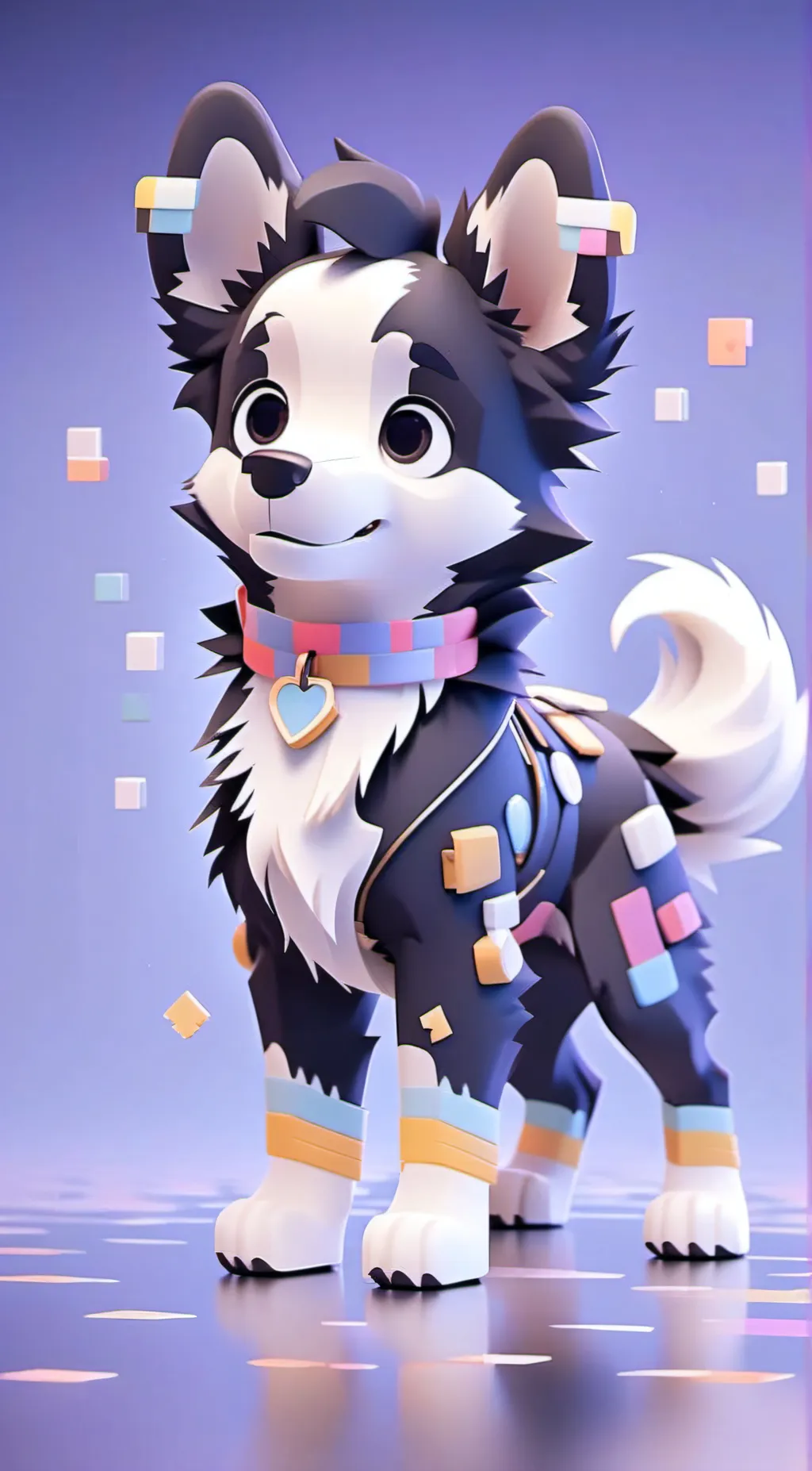 ai character: YTP FURRY background