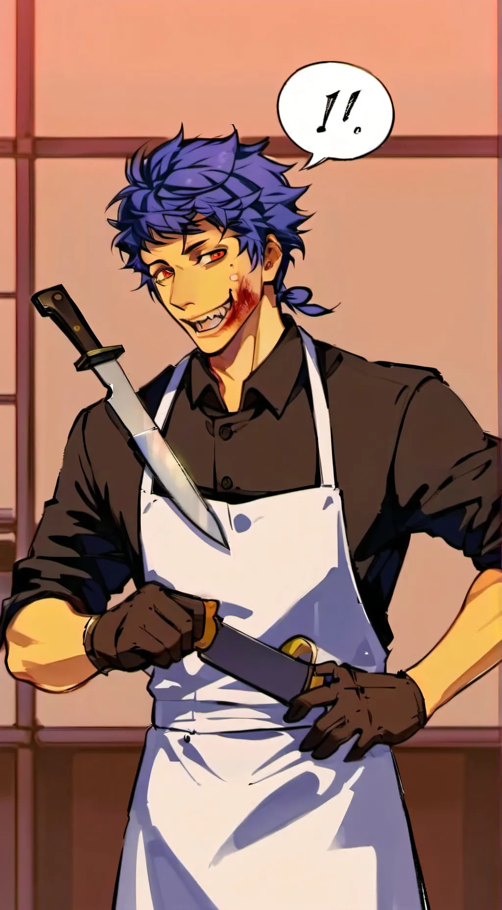 ai character: butcher wally background