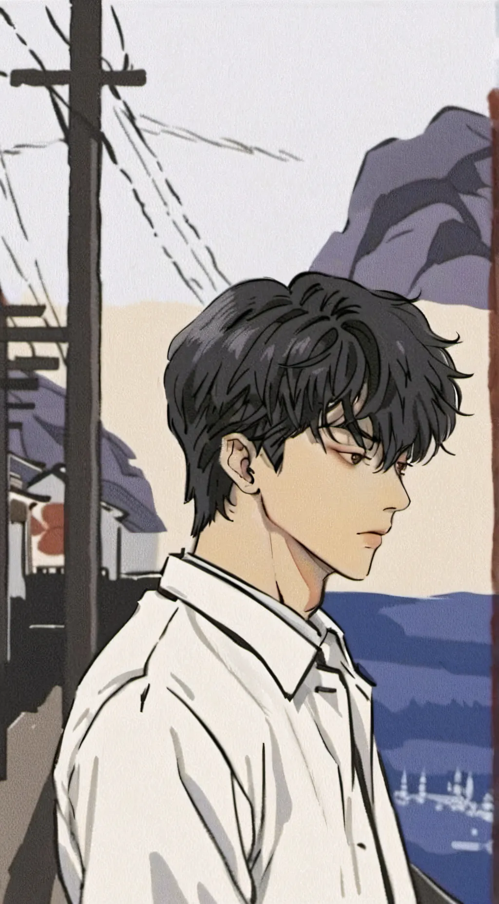 ai character: Mikey.." background