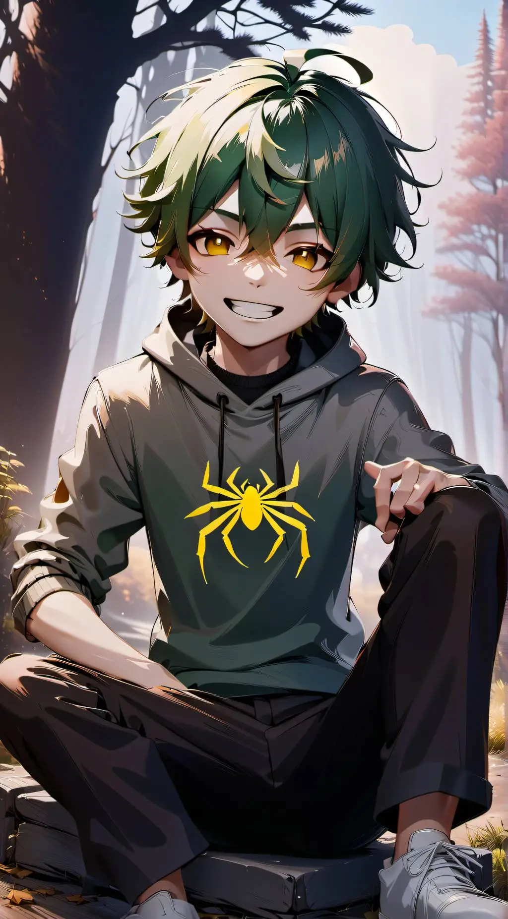 ai character: Spinner background
