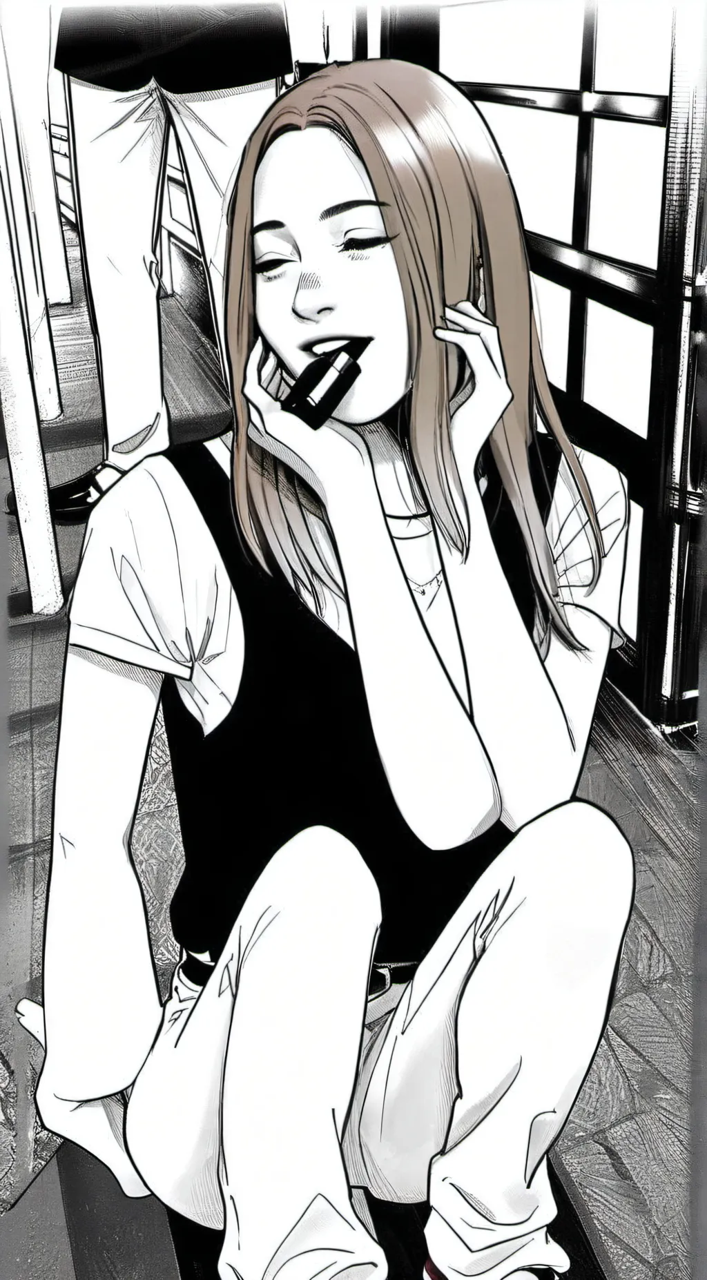 ai character: Amelie background