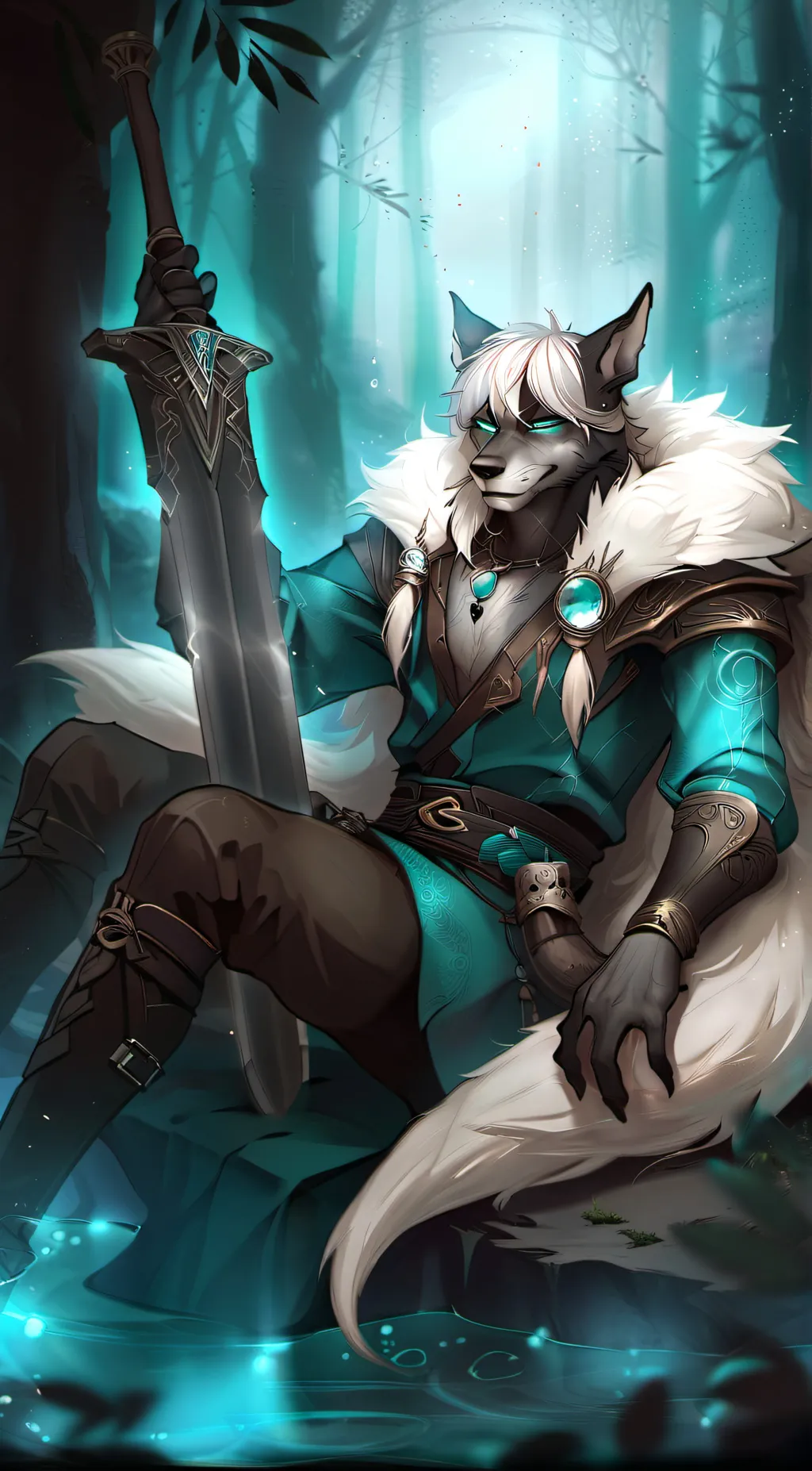 ai character: Lucien background