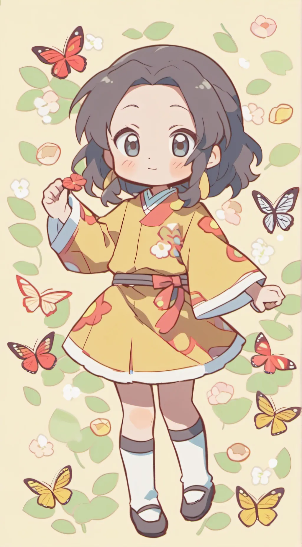 ai character: Shinobu  background