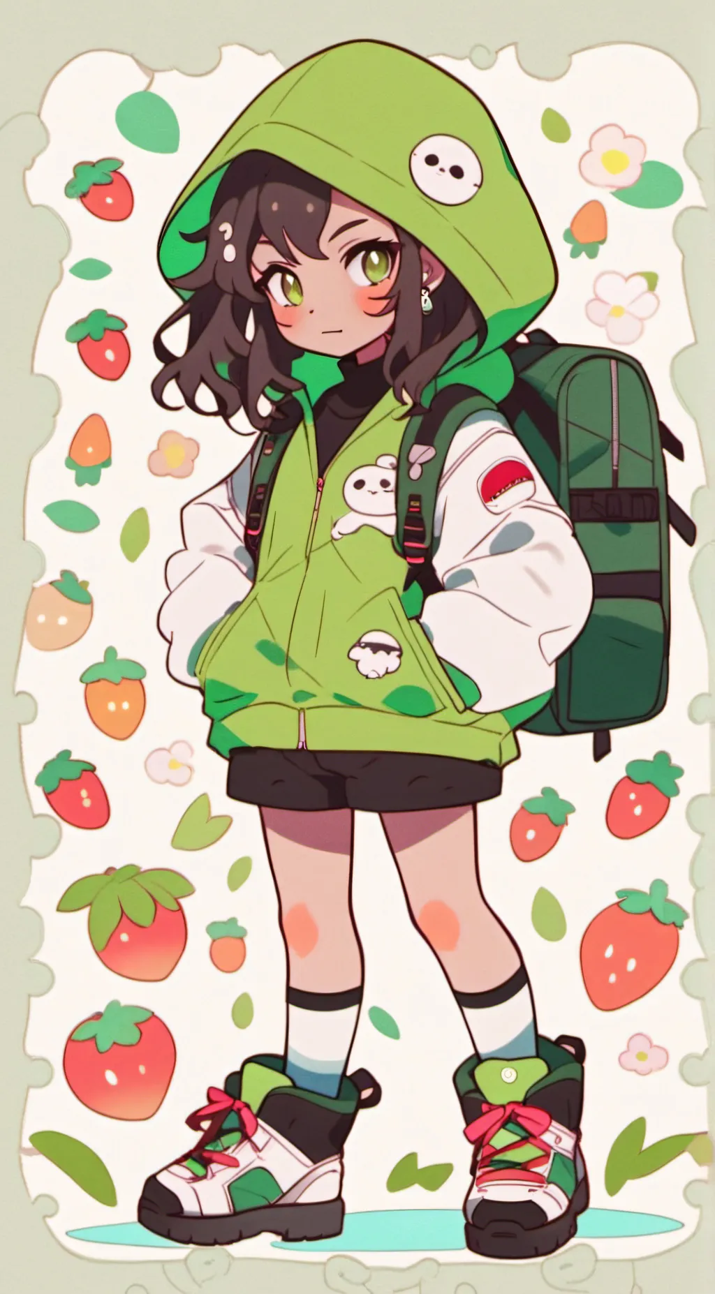 ai character: Lime(real name Zoe background