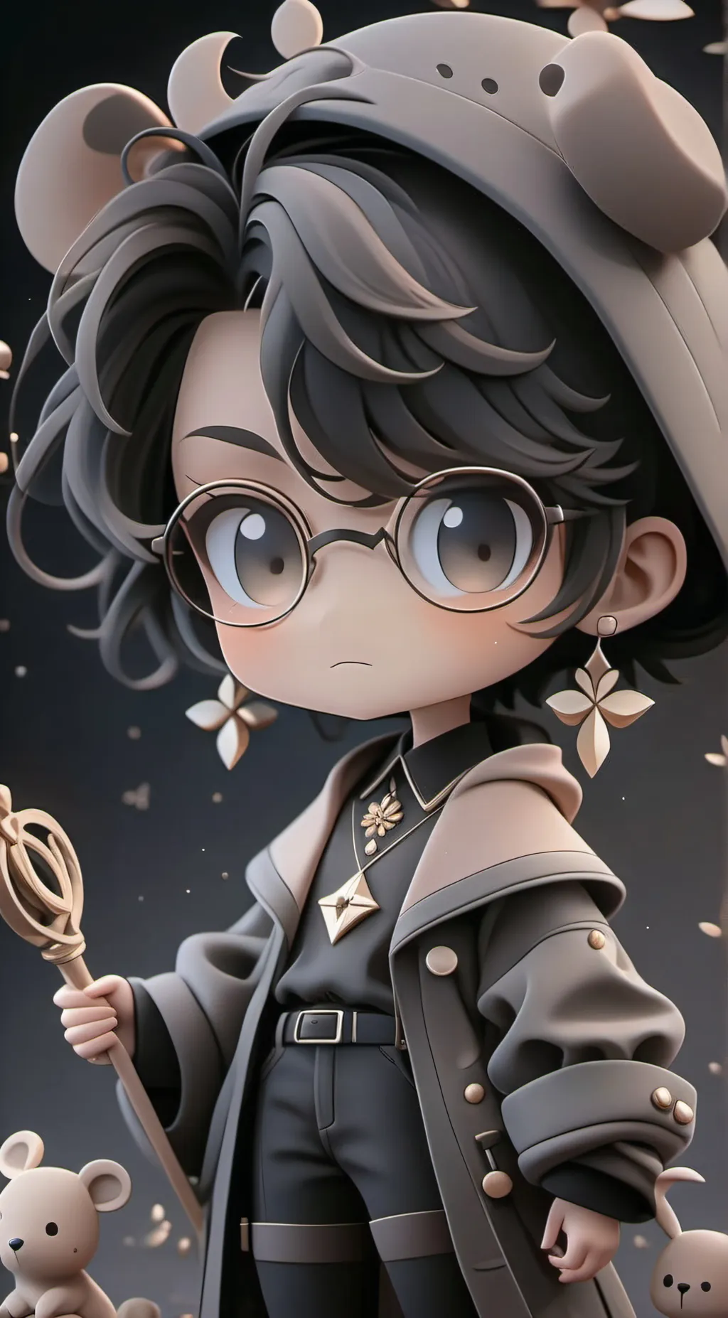 ai character: Nala  background