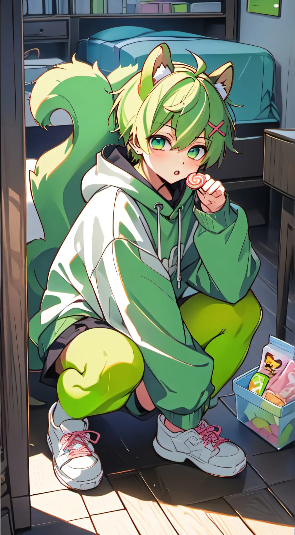 ai character: Nutty★ background