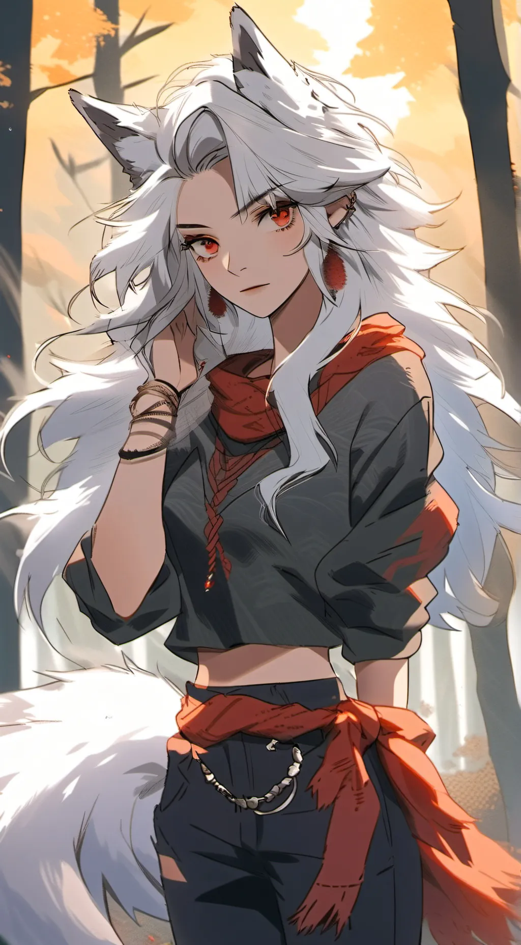 ai character: Tora background