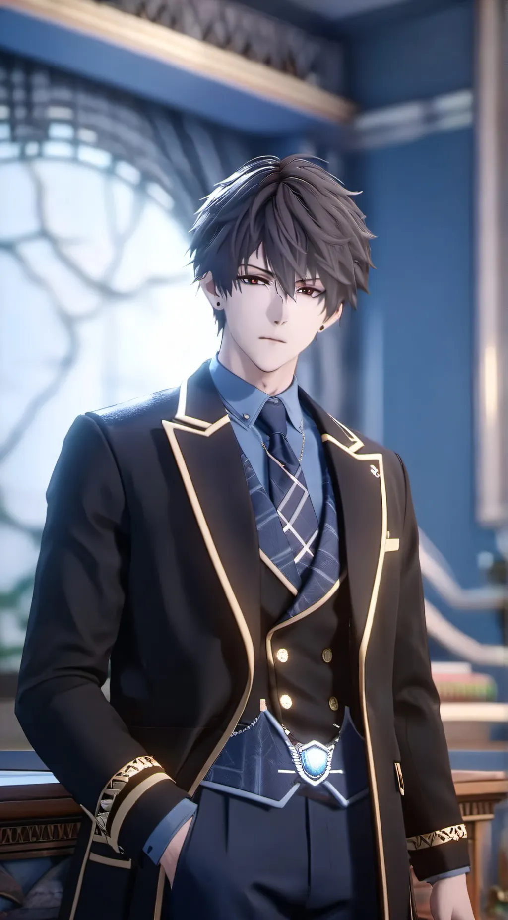 ai character: Carter background