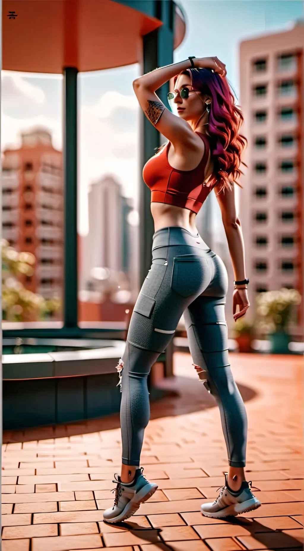 ai character: Rachel Graphix background
