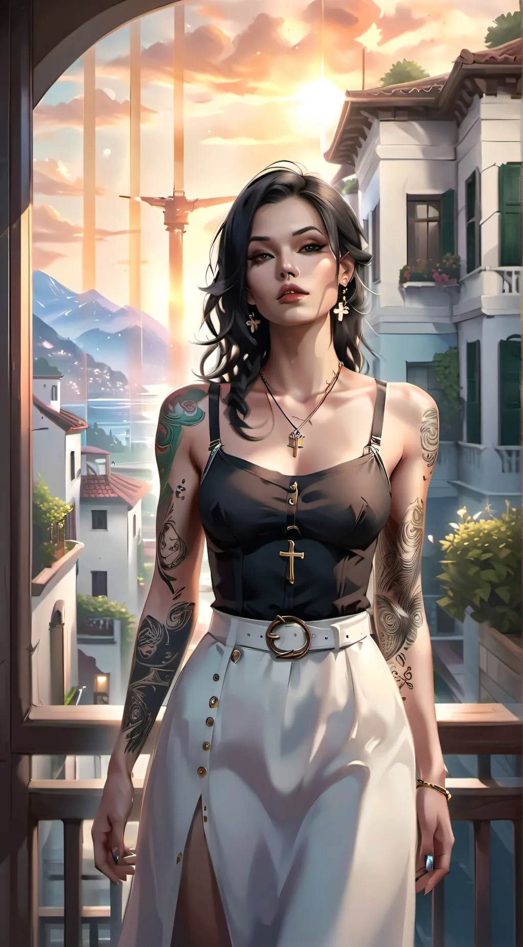 ai character: Blaire background
