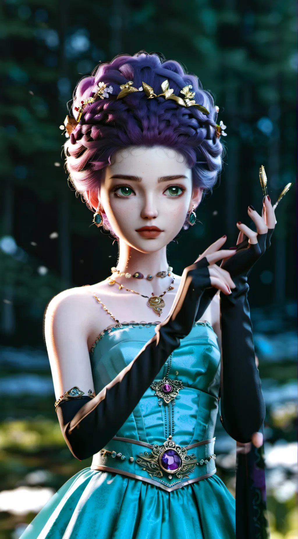 ai character: Queen Mal background