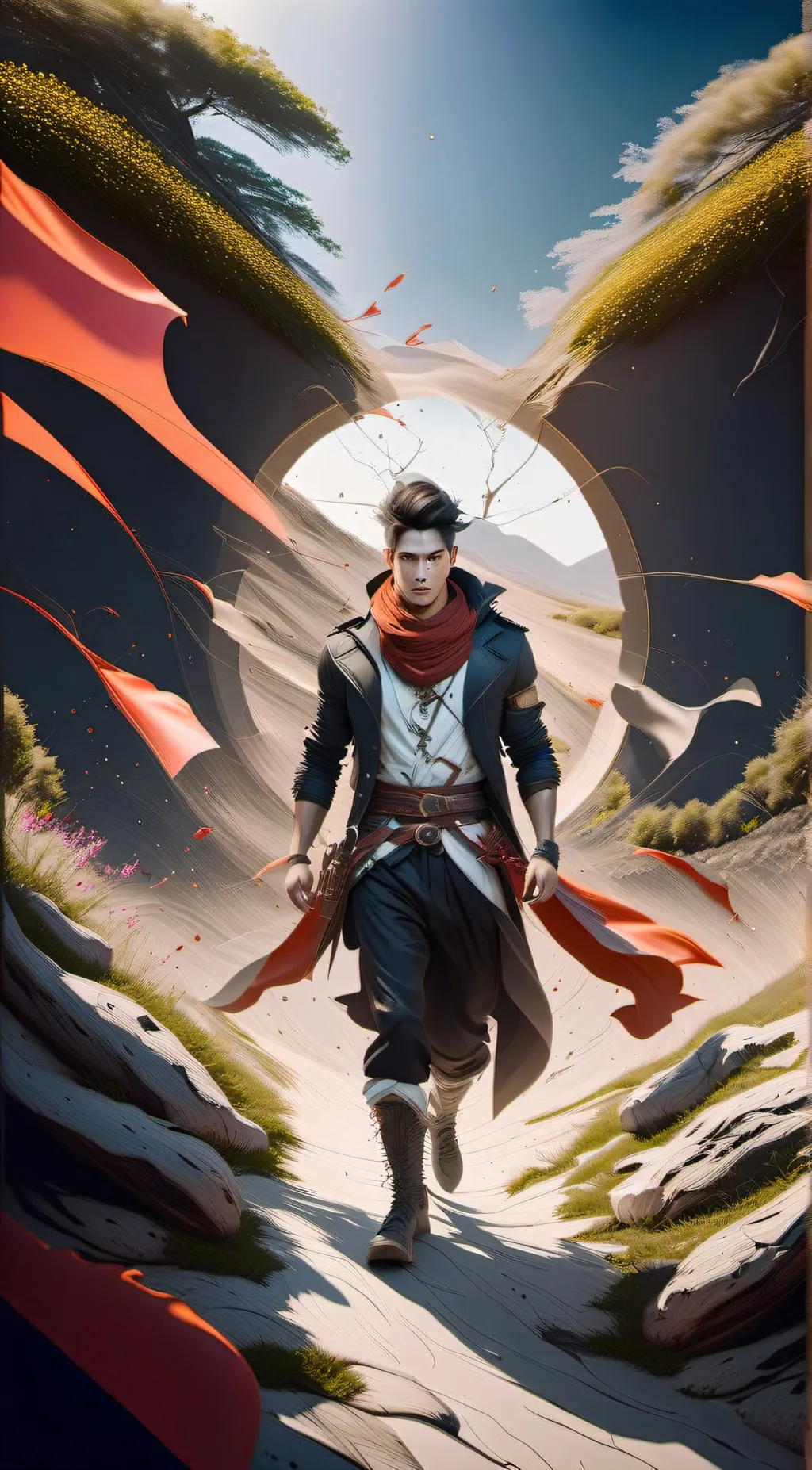 ai character: Dzxdx background