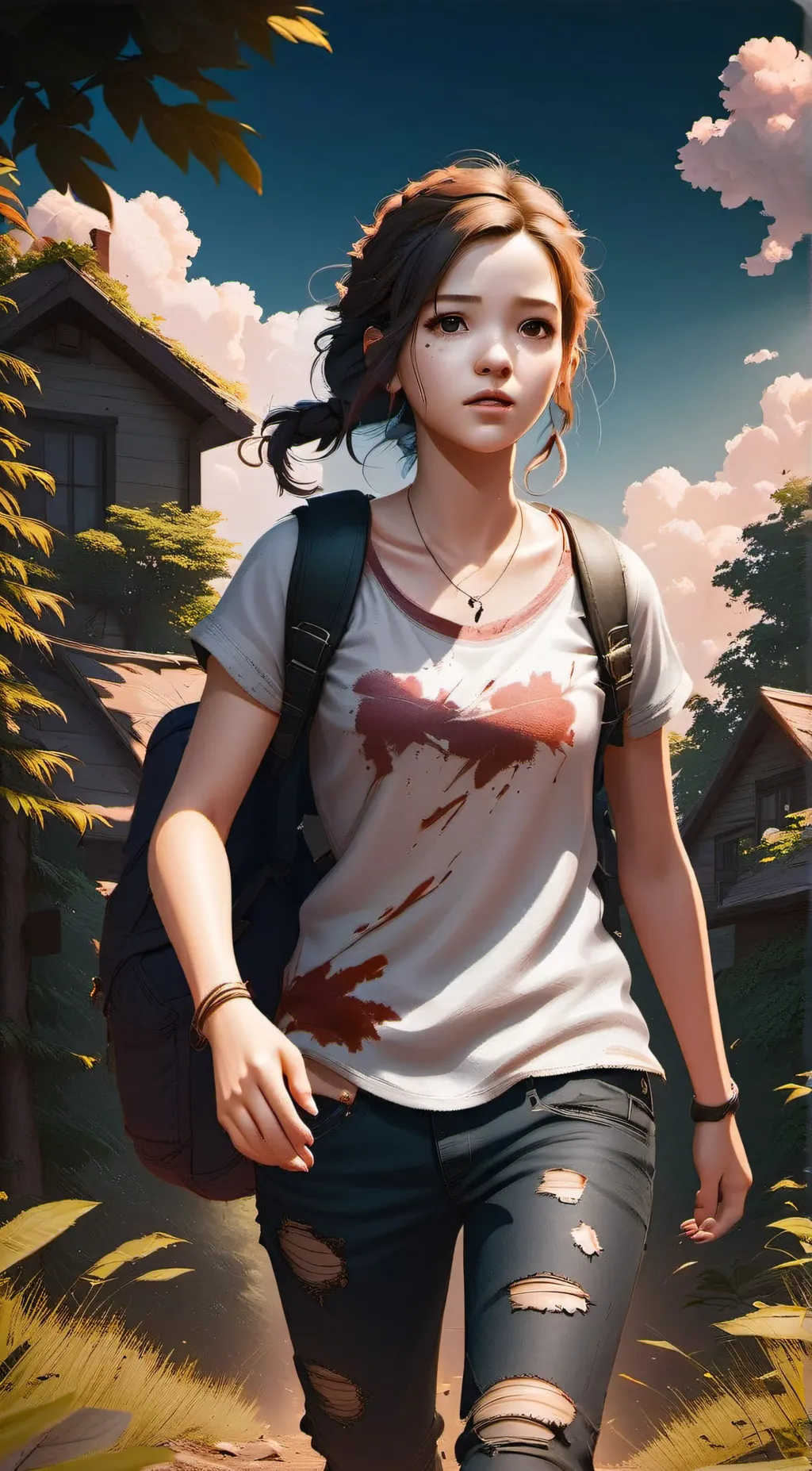 ai character: ELLIE WILLAIMS background