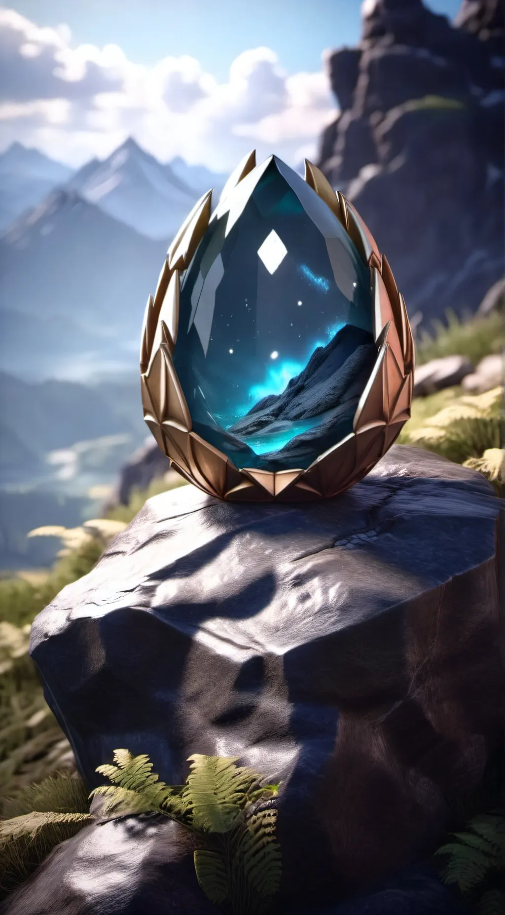 ai character: Dragon Egg background