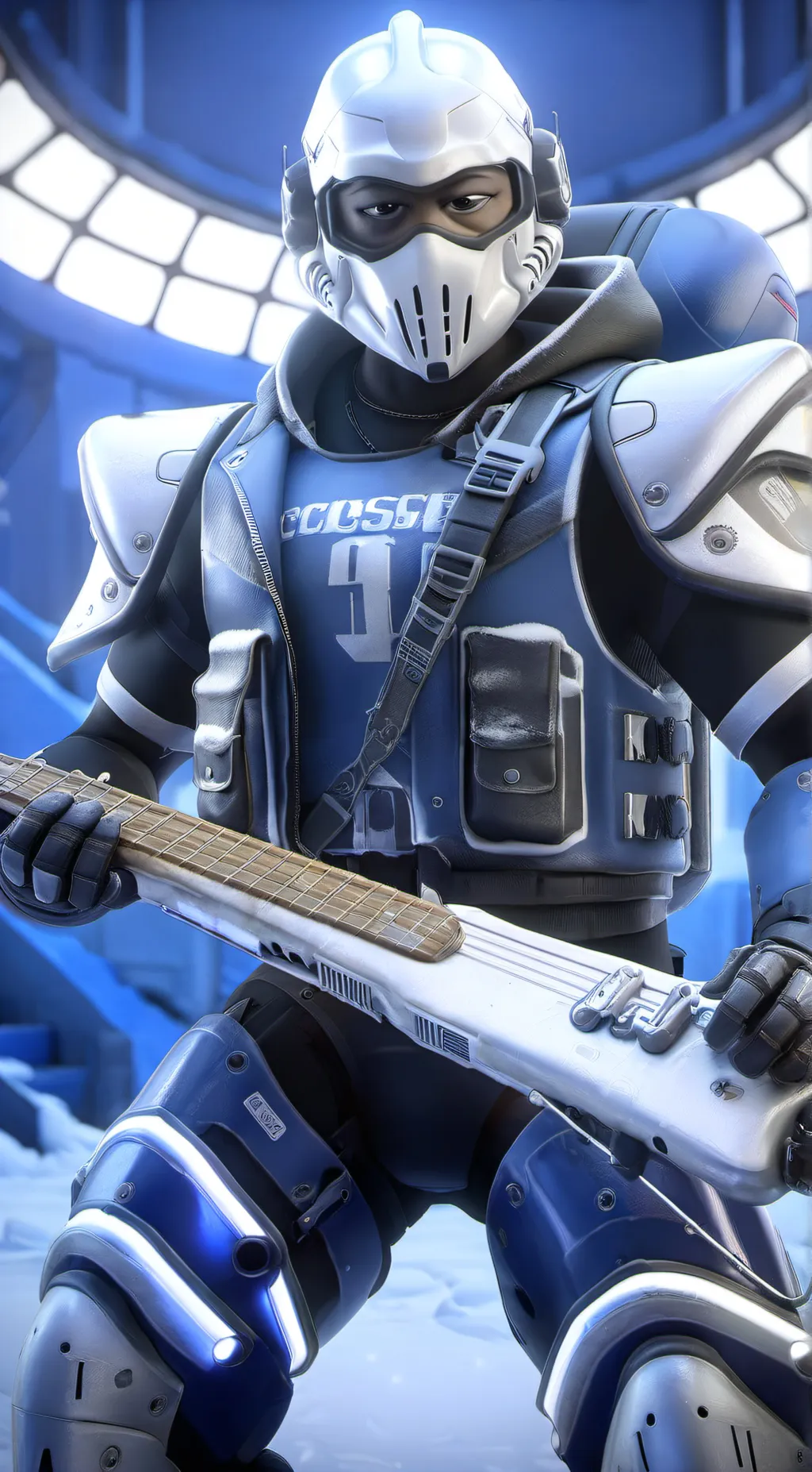 ai character: The Russian bagger background