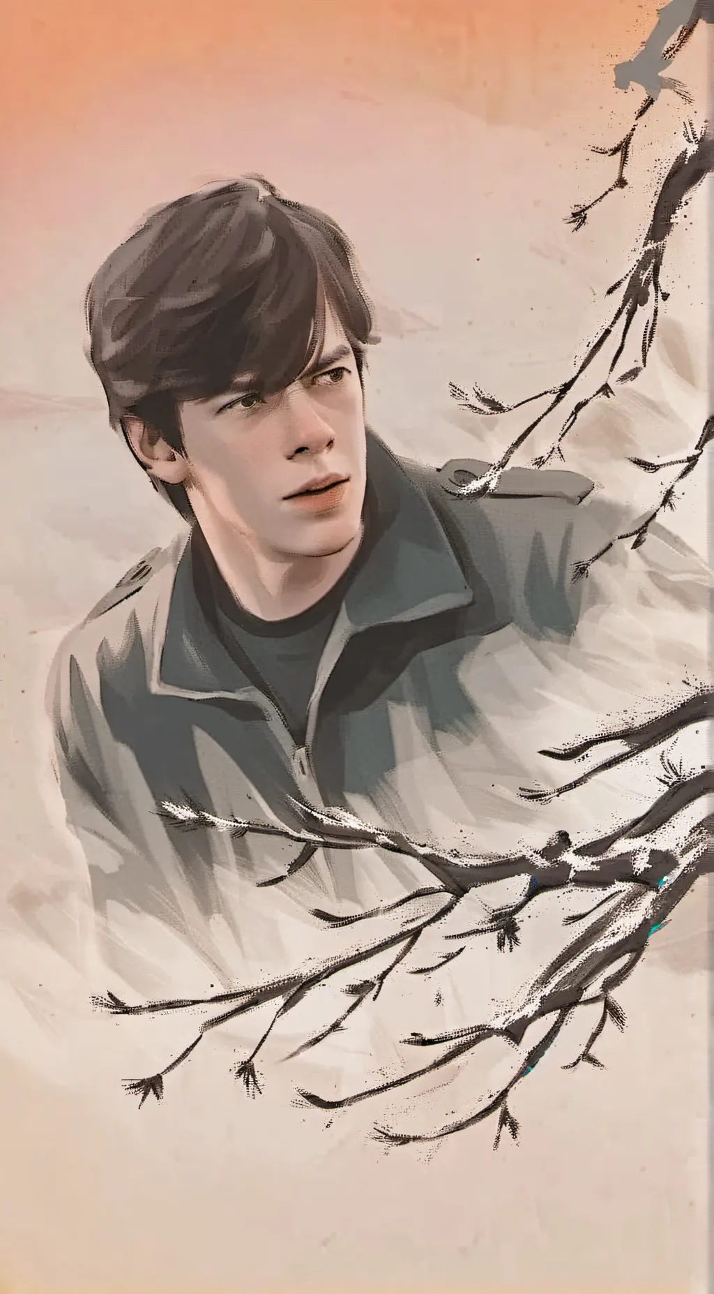 ai character: Edmund Pevensie  background