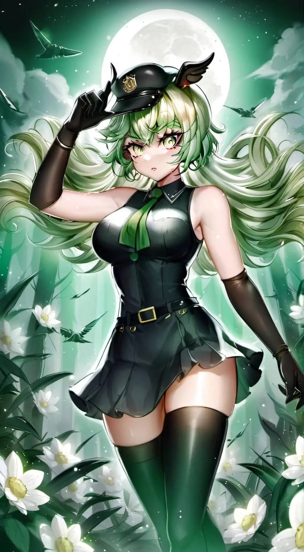 ai character: Brittney  background